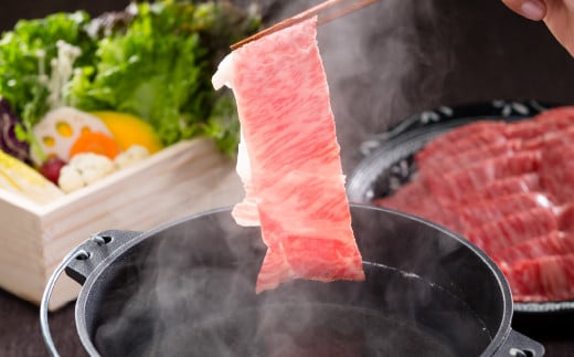 【3ヶ月定期便】おかやま和牛肉 A5 等級 すき焼・しゃぶしゃぶ用 ローススライス (約350g×1パック)×3回 計約1,050g / 3回定期便 牛肉 国産牛肉 和牛 黒毛和種 ロース ロース肉 スライス 薄切り お肉 肉 赤身 グルメ 定期便 国産 岡山県 美咲町 冷凍